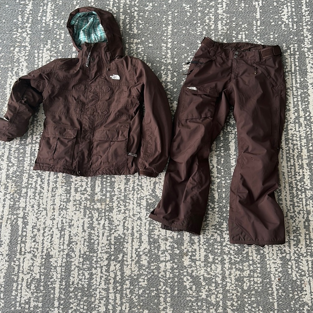 North face ski pants and 3in1 jacket.